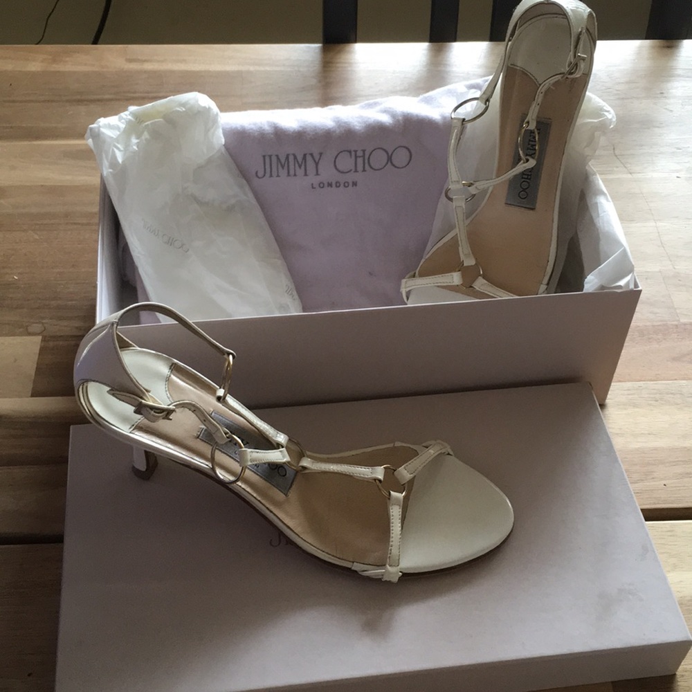 Jimmy Choo Huck patent sandals